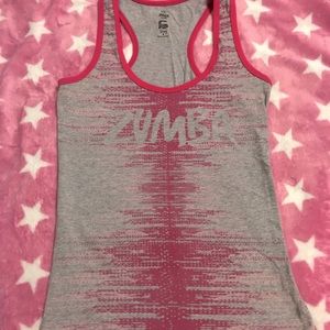 Zumba racer back tank